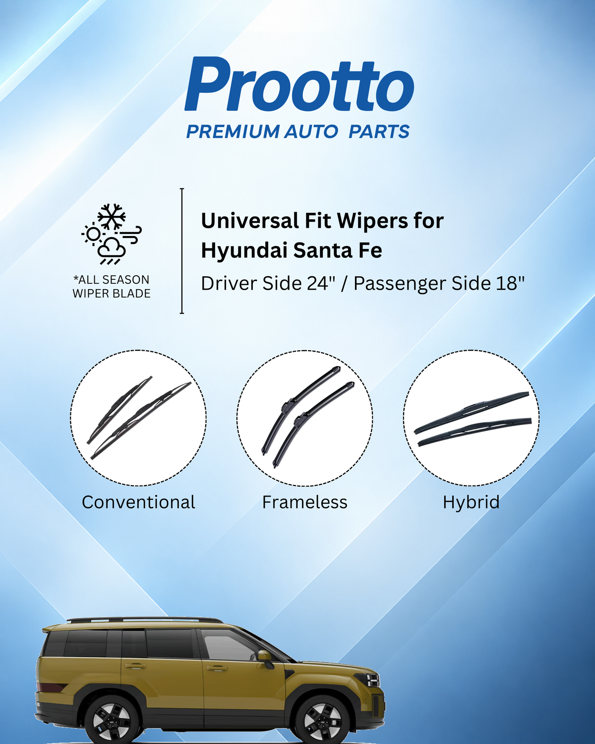 Hyundai Santa Fe wiper blades