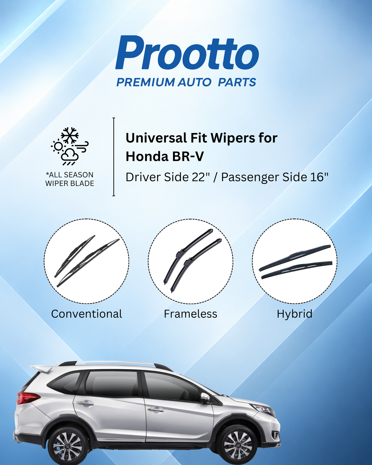 Honda BR-V wiper blades