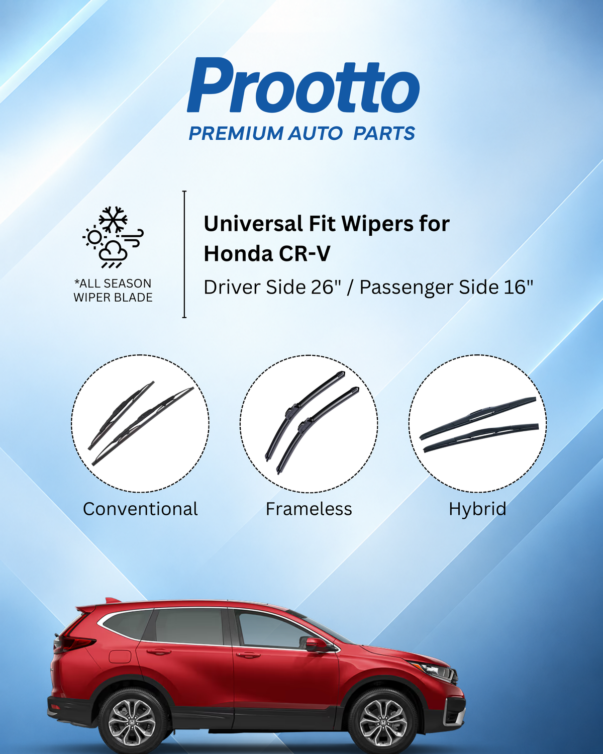 Honda CR-V wiper blades