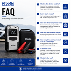 Prootto 2-in-1 Portable Tyre Inflator & Jump Starter