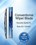 Hyundai Santa Fe Wiper Blades (2014–2017) – 26" + 14" Set of 2