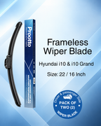 Hyundai Grand i10 / i10 / Grand i10 Nios Wiper Blades (2007–2023) – 22" + 16" Set of 2