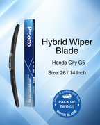Honda City Wiper Blades (2008–2023) – 24" + 14" Set of 2