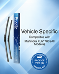 Mahindra XUV700 Wiper Blades (24"/15") – Vehicle-Specific Frameless Blades – Prootto Premium Range