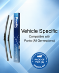 Fiat Punto Wiper Blades (26"/15") – All Models & Variants – Prootto Premium Range