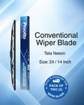 Tata Nexon Wiper Blades (2017–Present) – 24" + 14" Set of 2