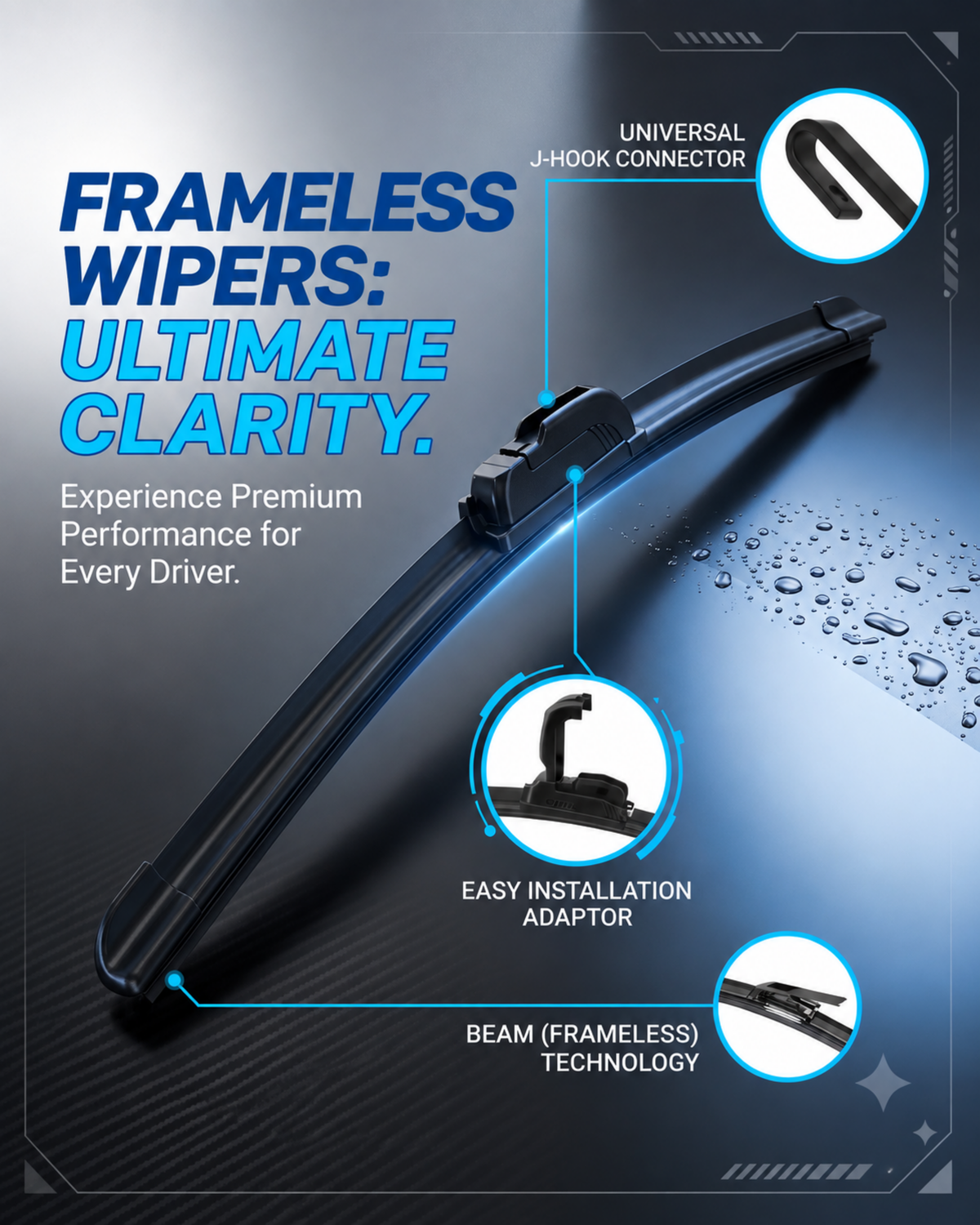 Wiper Blade Frameless Flexi 14"
