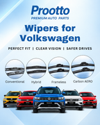 Volkswagen Vento Wiper Blades (2010–2022) – 24" + 16" Set of 2
